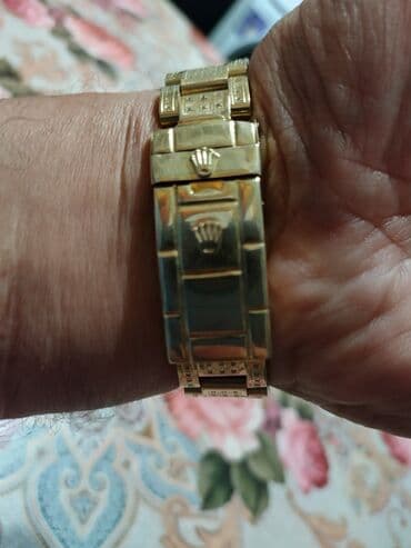 часы fossil бишкек: Классикалык сааттар саат, Rolex, Алтын, Президенттик, Эркектердики — 3