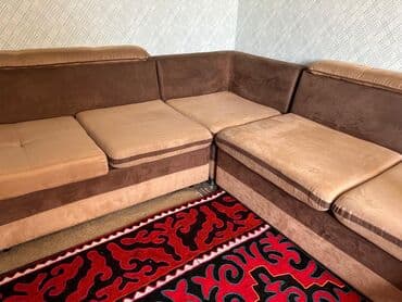 Раскладные диваны: Продается большой диван🔆 - состояние отличное✅ - угловой и раскладной✅ — 1