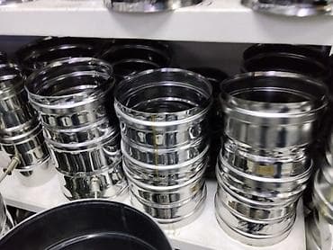 Соединительные ниппели: Переходники/муфты для дымоходов из нержавеющей стали. - Материал — 1