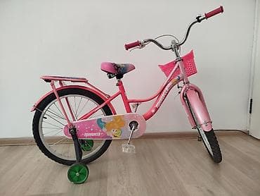 105: Детский велосипед, 2-колесный, 4 - 6 лет, Для девочки, Б/у — 2