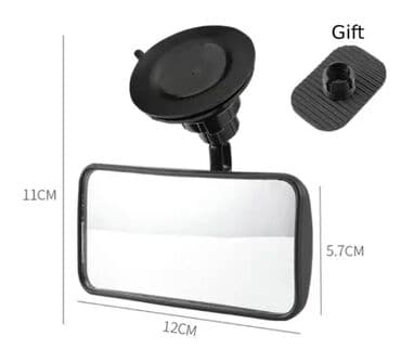 зеркальный кубик рубик: Зеркало широкоугольное для контроля ребенка на заднем сидении — 3