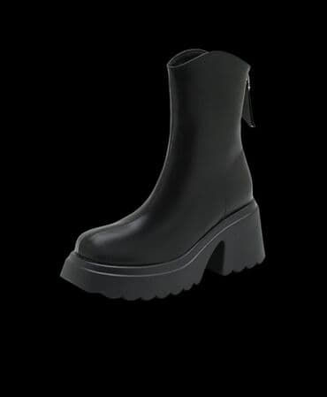 обувь ручной работы бишкек: Ботинки, 37, Chebello, Новый, цвет - Черный, Платная доставка, Самовывоз — 3