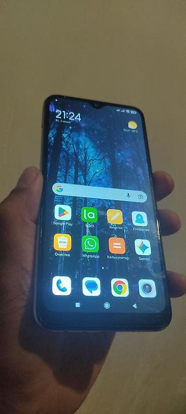 Redmi, Redmi Note 8, Б/у, 64 ГБ, цвет - Голубой, 2 SIM