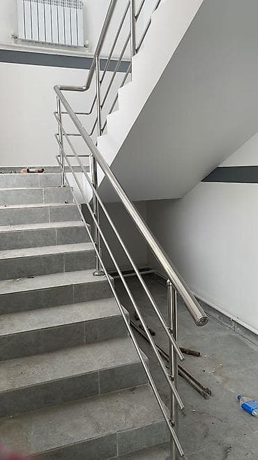 Обшивка лестниц: Перила из нержавеющей стали качественно гарантия у нас работает — 3