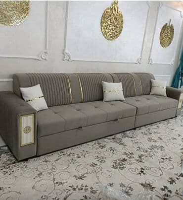 складная посуда из дерево: Модульный диван, Новый — 4