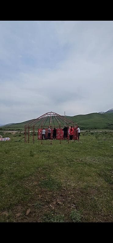Спорт жана хобби: Юрта разборная с каркасом - Традиционная круглая юрта, подходит для — 3