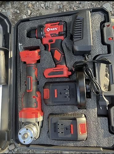 для полировки авто: Аккумуляторный комплект инструментов KEN в кейсе Состав набора: - — 5
