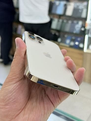 iphone 15 pro: IPhone 13 Pro Max, Б/у, 512 ГБ, Золотой, Защитное стекло, Чехол, 86 % — 7