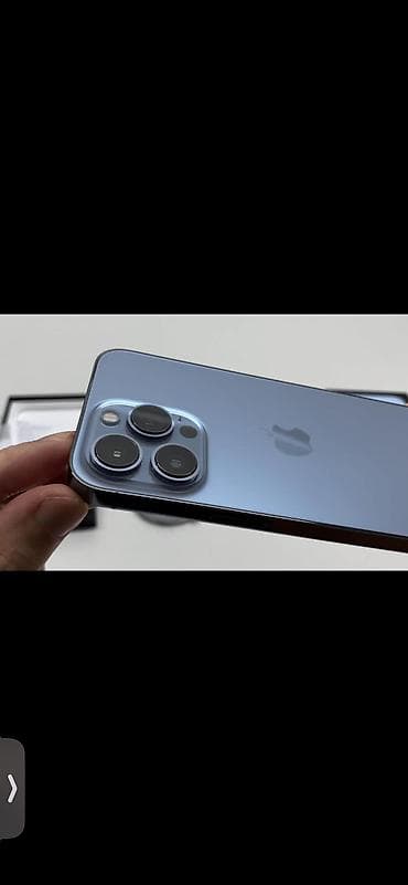 IPhone 13 Pro, Колдонулган, 256 ГБ, Sierra Blue, Коргоочу айнек, Каптама, 78 %