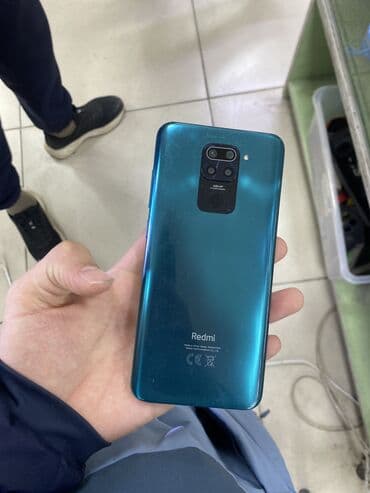 доска мейрама: Redmi, Redmi Note 9, Колдонулган, 64 ГБ, түсү - Жашыл, 2 SIM — 1