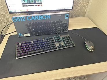 Настольные ПК и комплектующие: Клавиатура, Logitech, Механическая, Проводное подключение, Размер: 100% — 1