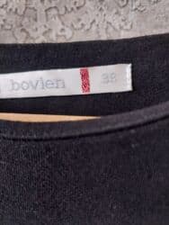 вечернее женское платье: Кече көйнөгү, Узун модель, Трикотаж, Жеңдери менен, M — 6