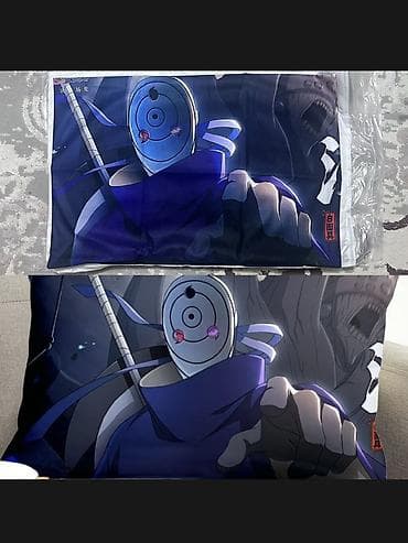 аниме коврик: Декоративные подушки с аниме-принтами (Naruto) 1. Обито подушка с — 1
