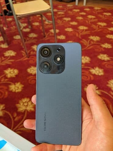 купить телефон техно: Tecno Spark, Б/у, 256 ГБ, цвет - Серый, 2 SIM — 1