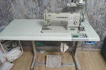 typical: Промышленная швейная машина TYPICAL с рабочим столом. - Прямострочная — 1