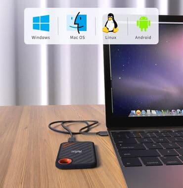 ssd диски netac: Маалымат алып жүрүүчү, Жаңы, SSD, 1 ТБ, 1.8", Ноутбук үчүн — 3