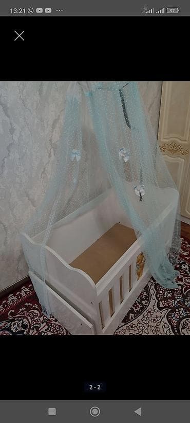 Үй жана бакча: Манеж керебет, Комоду менен, ЛДСП — 3