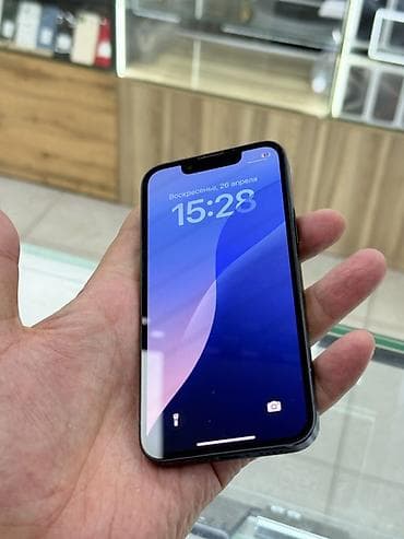 12: IPhone 13 mini, Б/у, 128 ГБ, Midnight, Защитное стекло, 85 % — 6