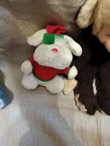 декоративный зайчик: Игрушки из СССР Мягкие игрушки (набор). - Плюшевый ослик/пони — 6