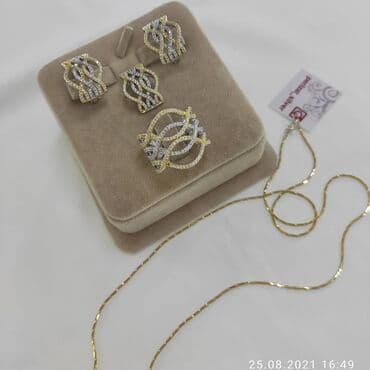 набор пандора: Италия Эксклюзив Очень красивый Набор Серебро покрыто желтое золото — 1