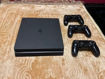 игры ps4 купить: PlayStation 4 500gb slim + игры в памяти + 3 гемпад В комплекте — 1