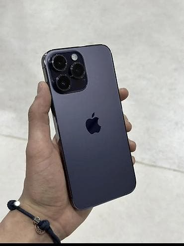 IPhone 14 Pro, 256 ГБ, Deep Purple, Зарядное устройство, Защитное стекло, Чехол, 89 % — 1