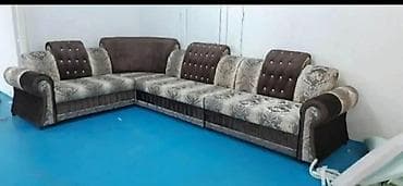 sofa bed: Угловой диван, C подушками — 5