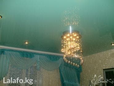 реставрация натяжного потолка: Керме шыптар Жылтырак, Жылтырабаган, 3D потолоктор Кепилдик, Акысыз консультация, Акысыз ченөө — 4