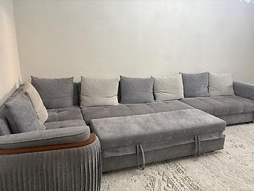 диван раскладной б у: Угловой диван, C подушками — 4