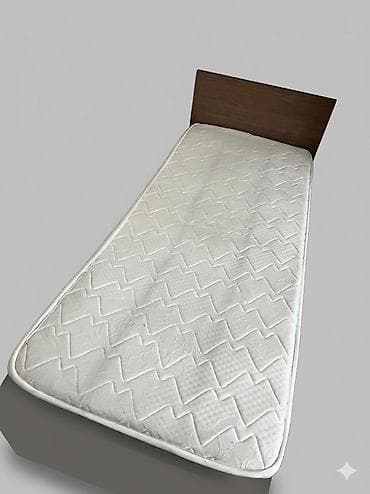 bed sheet: Односпальная кровать с матрасом - Размер спального места — 1