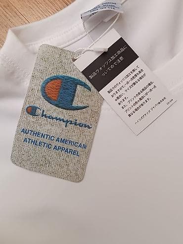 champ: Мужская футболка, L, Champion, Новый, цвет - Белый, Платная доставка — 1