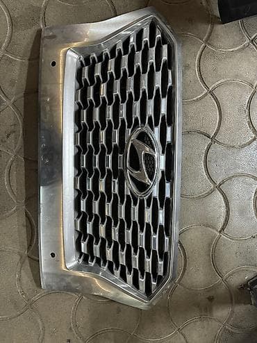 palisade: Решетка радиатора Hyundai 2020 г., Б/у, Оригинал — 1