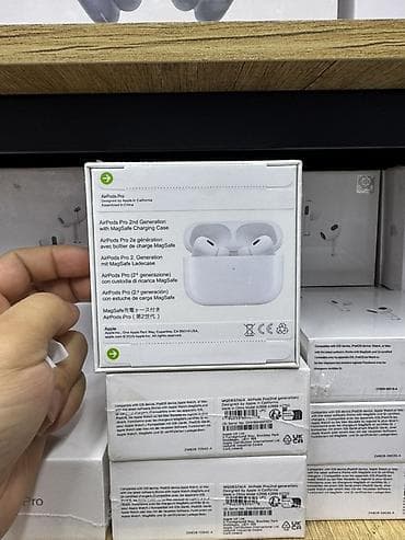 Аудиотехника: Беспроводные вакуумные наушники, Apple, AirPods Pro 2 — 3