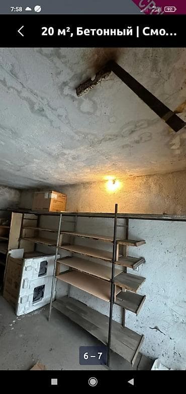 Паркинги: Гараж/бокс 20 м², бетонный. - Капитальное строение с бетонными — 2