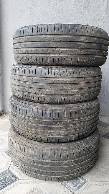 Шины 215 / 55 / R 17, Лето, Б/у, Комплект, Легковые, Китай, Sailun