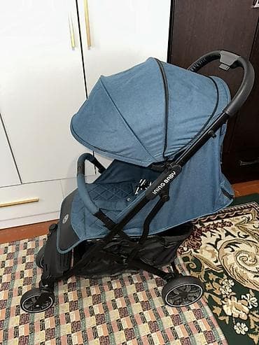 коляски кара балта: Коляска, цвет - Голубой, Б/у — 1