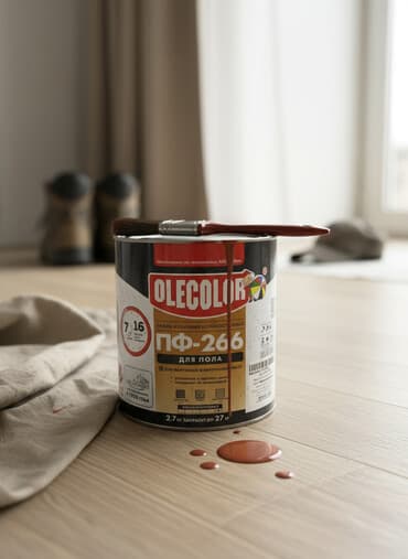 краска половая: Эмаль алкидная износостойкая Olecolor ПФ-266 предназначена для — 1