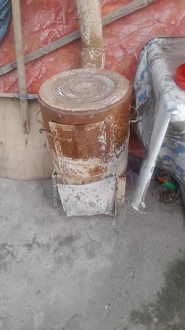 Дровяная печь-буржуйка с варочной поверхностью - Материал