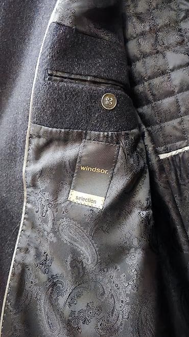 рейлы для одежды: 🖤 Windsor Selection — премиальное мужское пальто Состояние: б/у, но не — 4
