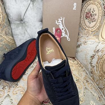 Личные вещи: Мужские кроссовки, 42.5, Christian Louboutin, Новый, цвет - Синий, Самовывоз — 4