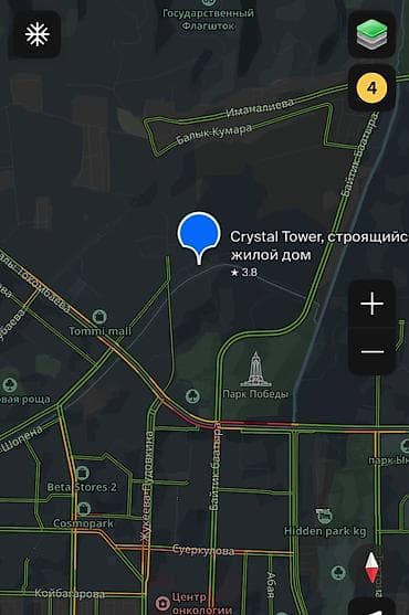 Продажа квартир: 2 комнаты, 83 м², Элитка, 5 этаж, Готовая ПСО (под самоотделку) — 4