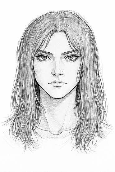рисую портрет на: Портреты карандашом и линером по фото - Реалистичные и — 5