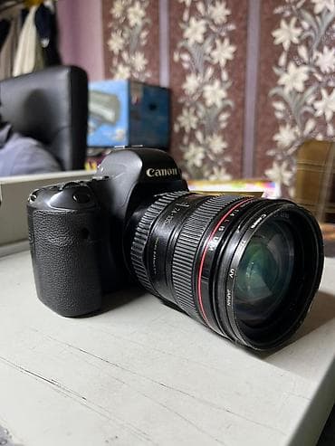 Техника жана электроника: Зеркальная камера Canon с полнокадровым байонетом EF + объектив Canon — 4
