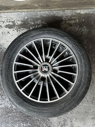 lada 2101: Колеса в сборе 175 / 60 / R 13, Лето, Б/у, Комплект, Литые, отверстий - 4 — 1