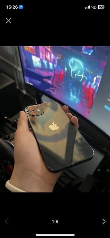 iphone13pro max: IPhone 12, 64 ГБ, Черный, Кабель, 74 % — 3