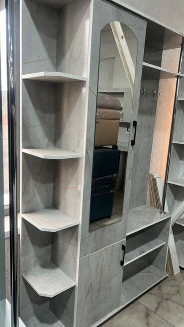 прихожая для дома: Гарнитур для прихожей, Новый, Зеркало, Металл, Бесплатная доставка — 3