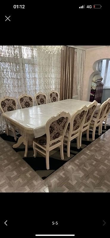 Строительные растворы и добавки: Стол и стул для зала, цвет - Бежевый — 3