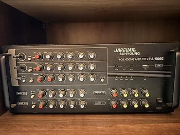 JARGUAR Suhyoung PA-506G/PA-506GK — 4‑канальный микшерный усилитель