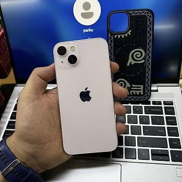 IPhone 13, Б/у, 128 ГБ, Защитное стекло, Чехол, 86 % — 1