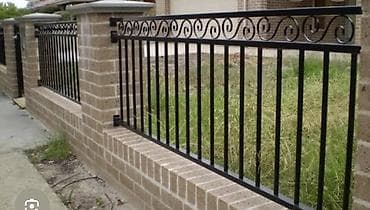 Металлические заборы: Металлический забор, Другой материал, Декоративный, Покраска забора — 1